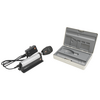 HEINE BETA 200S LED Ophthalmoskop, BETA4 USB Ladegriff mit USB Kabel und Steckernetzeil, Hartschalenetui