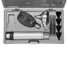 HEINE Combined Diagnostic Sets with BETA 200 LED Ophthalmoscope, BETA 200 LED F.O. Otoscope, 1 set (4 pcs.) of reusable tips, 10 AllSpec disposable tips 4 mm Ø, one spare bulb each, hard case