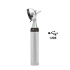 HEINE BETA 400 LED F.O. Otoscope LED BETA4 USB rechargeable handle with right USB sign 